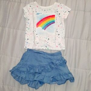 Betsey Johnson skirt/Garanimals tee